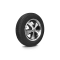 Wheel Tire Combo, 911 Alloy, Black Polished, Big Tire