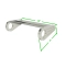 Grab Handle, Billet Aluminum Clamp On for 1-1/2 Tube