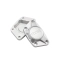 Foose Billet Spring Plate Caps Satin Silver, Pair