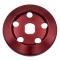 Billet Alternator Pulley Half, for VW, Red