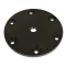 Billet Aluminum Oil Sump Drain Plate, with Plug Black