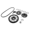 EMPI Color Matched Pulley Kit Black Anodized, for Type 1 VW