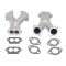 EMPI 43-5215-0 Dual Carbs Intake Manifolds, For IDA & EPC Carbs