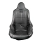 EMPI AC851103C High Back Poly Seat Cover, Black