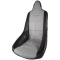 High Back Poly Seat Cover, Grey