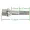 60 Degree Long Lug Bolts 12mm