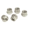 EMPI 70-2887-0 Alloy Lug Nuts, Raw 14mm -1.5, 12 Point Ball Seat