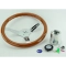 EMPI 79-4026-0 Steering Wheel Kit, 31mm Wood Grim, 15 Diameter, 3 Dish