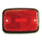 EMPI 98-9511-B Side Marker Lens, for Bus 75-79, Red/Black Trim Each