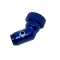 Latest Rage AC115541BL Angled Oil Filler Extension, With Grooved Cap, Blue