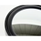 Deluxe Side Mirror, Black with Flat Lense, Each