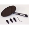 Latest Rage AC857825B Side Mirror, Oval Left Or Right, Black Bolt On, Each