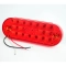 Latest Rage AC945500R Led Oval Tail Light, Red, Sold Each