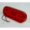 Led Oval Tail Light, Red, Sold Each