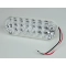 Latest Rage AC945500W Led Oval Tail Light, Clear/White, Sold Each