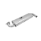 EMPI B25420S Single Quiet Muffler, Large 3 Bolt, Beetle Stainless Steel