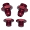 JayCee JC44880 -8 IDA, EPC Fuel Line Inlet Fitting Kit, Red