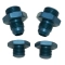 EMPI JC44890 -8 IDA, EPC Fuel Line Inlet Fitting Kit, Blue