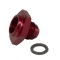 EMPI JC45800 JayCee Fuel Line Tank Adapter, -8 Line Red