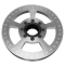 EMPI JC-8607-S JayCee Billet 7 Inch Street Pulley, Sand Sealed, Silver