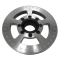 JayCee JC-8611-S JayCee Billet 6 Inch Street Pulley, Sand Sealed, Silver