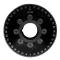 EMPI JC86170 JayCee Billet 4.5 Inch Drag Pulley, Black