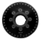 JayCee Billet 4.5 Inch Drag Pulley, Black