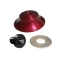 EMPI JC86270 JayCee Broached Pulley Bolt, For Beetle, Red