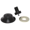 EMPI JC86280 JayCee Broached Pulley Bolt, For Beetle, Black